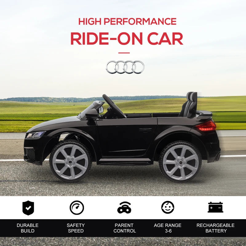 Maplin Plus Licensed Audi TT 12V Kids Ride On Car with Remote