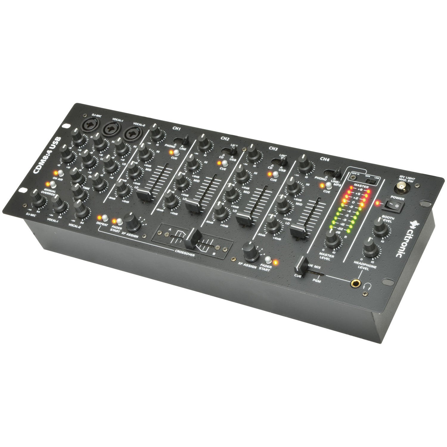 Citronic 4 Channel 19" DJ Mixer