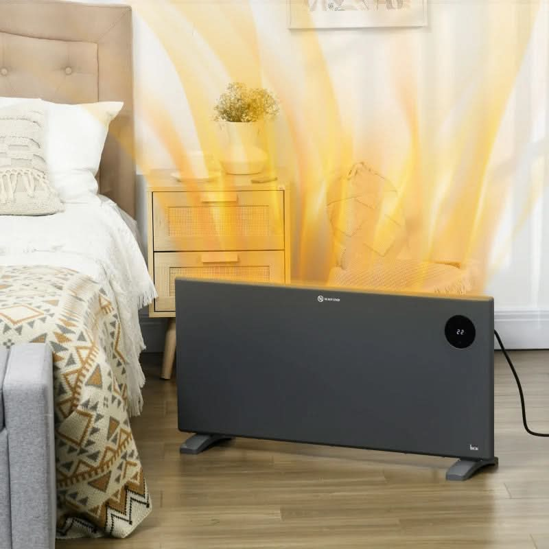 Maplin Plus 2000W Freestanding / Wall Mounted Electric Convector Space Heater with Adjustable Thermostat & Timer - maplin.co.uk