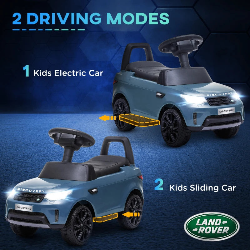 Maplin Plus 2-in-1 Land Rover Licensed 6V Kids Sliding Electric Ride On Car for 18-60 Months