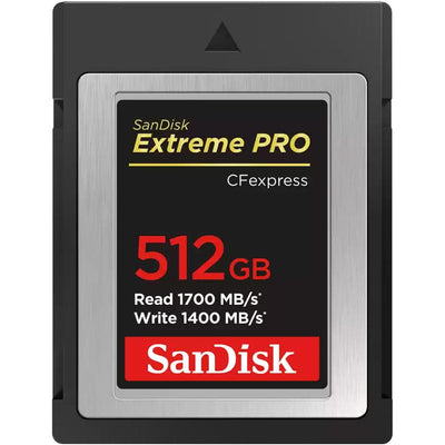 SanDisk Extreme PRO 512GB CF Express Memory Card