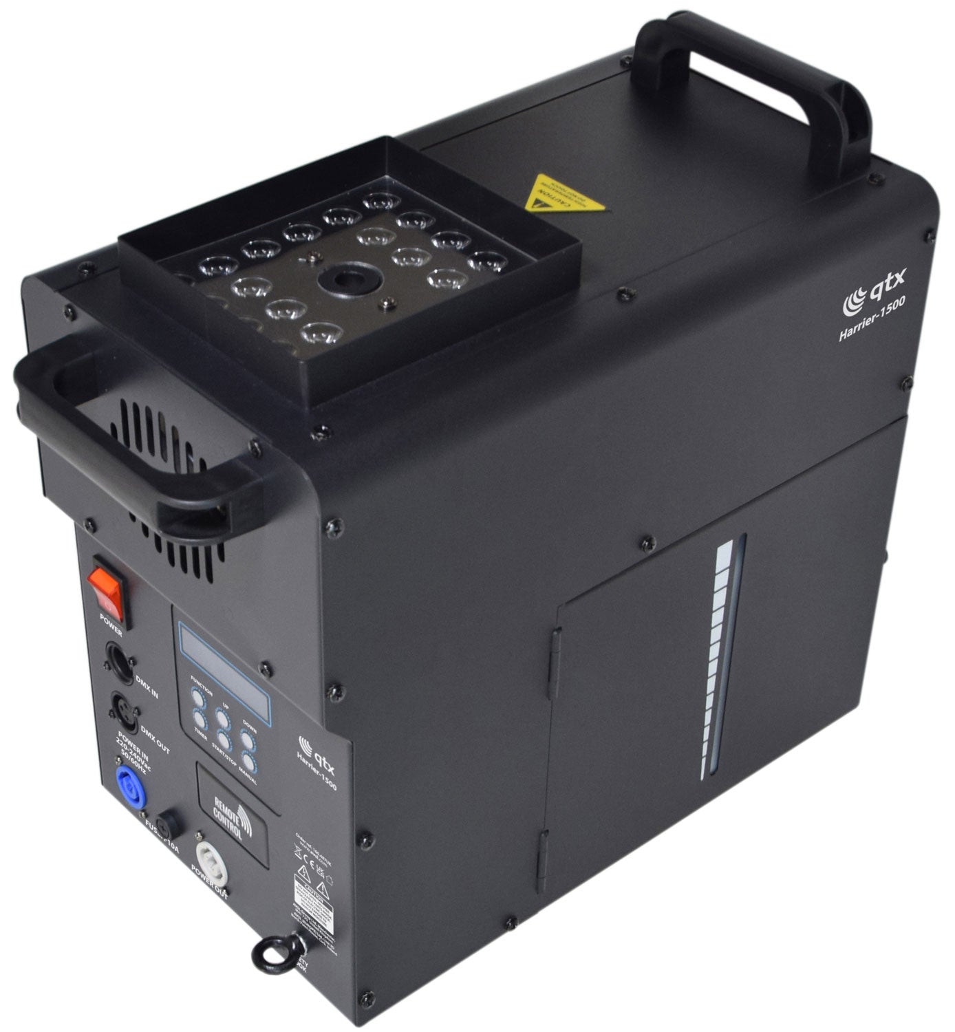 QTX Harrier-1500 1500W Vertical/Horizontal LED Fog Jet Machine