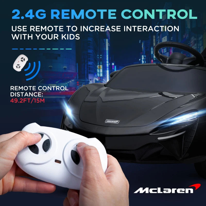 Maplin Plus McLaren Licensed Kids 12V Electric Ride On Car with Remote Control