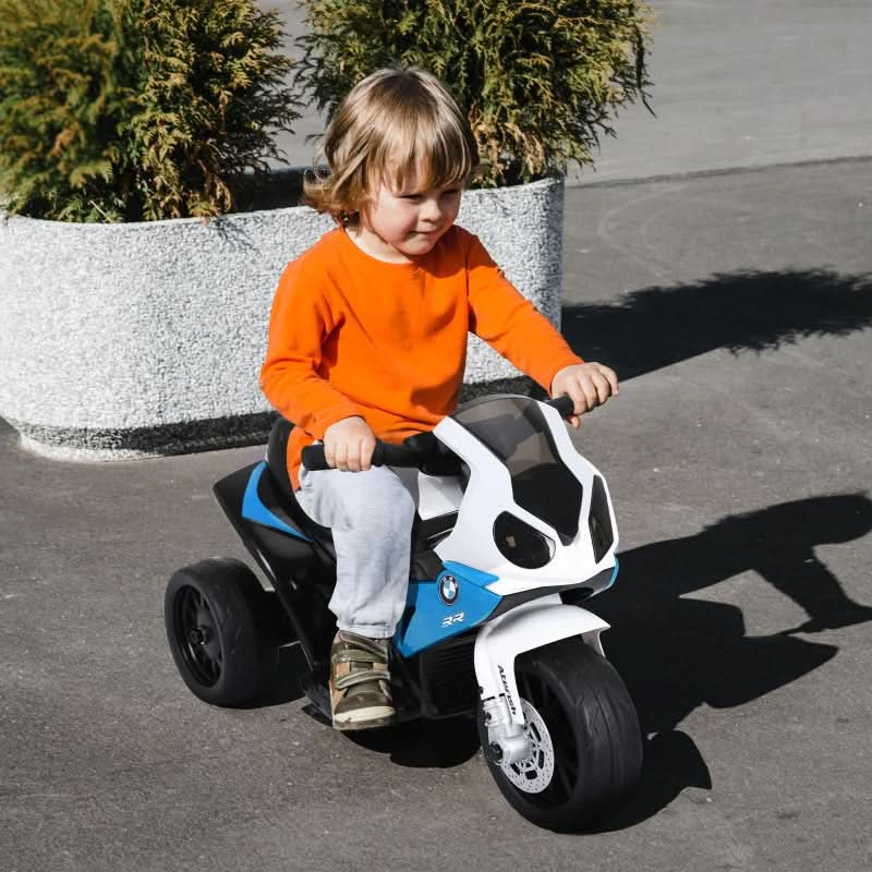 Maplin Plus Electric Ride-On BMW S1000RR 6V Motorbike for Kids with Headlights & Music