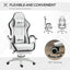 Maplin Plus Racing Style Gaming Chair with Reclining Function & Footrest