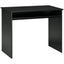 ProperAV Extra Wood Grain Computer Desk Black