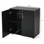 ProperAV Extra Lockable 2-Tier Storage Filing Cabinet