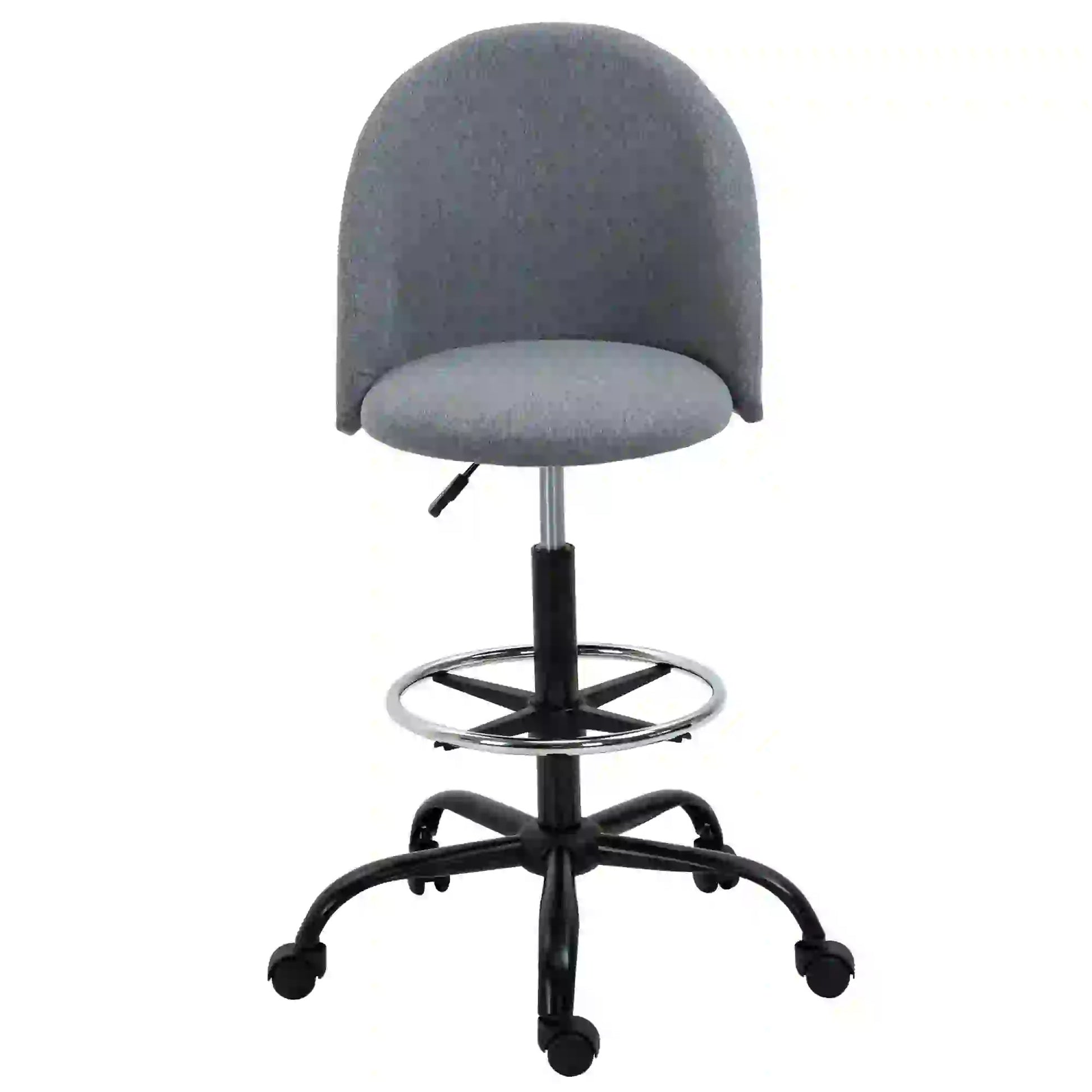 ProperAV Extra Ergonomic Draughtsman Office Chair - Grey