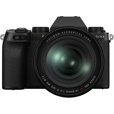 Fujifilm X-S10 Mirrorless Camera - Black Camera + 16-80mm Lens