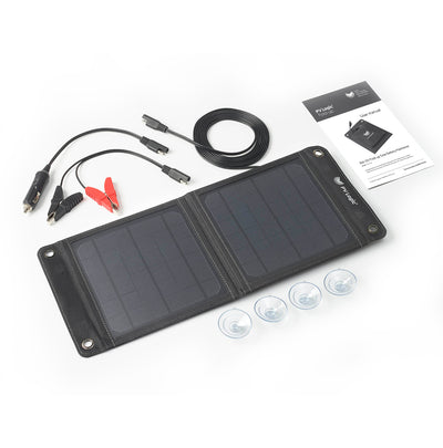 PV Logic 8W 12V Foldable Crystalline Cell Solar Panel Battery Charger