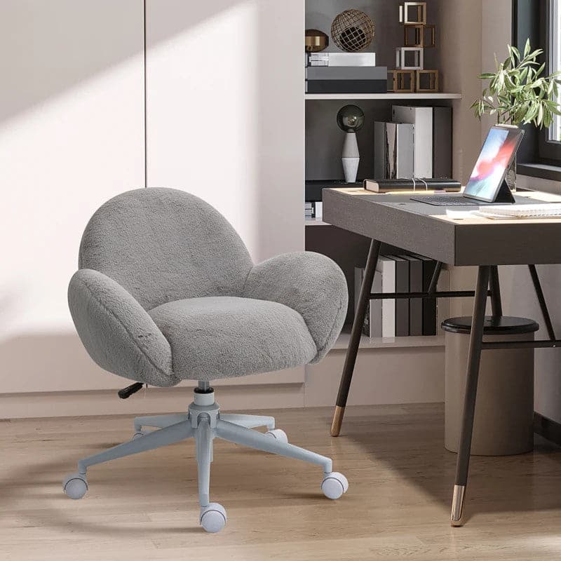 Fluffy discount swivel chair