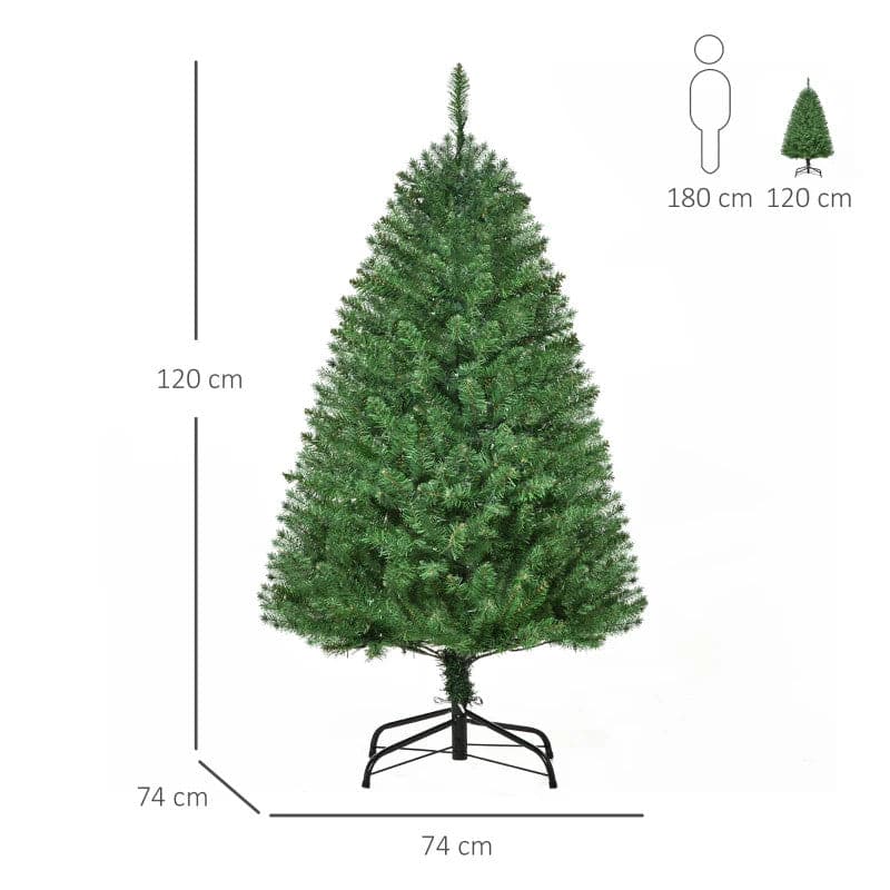 HOMCOM 4ft LED Artificial Christmas Tree