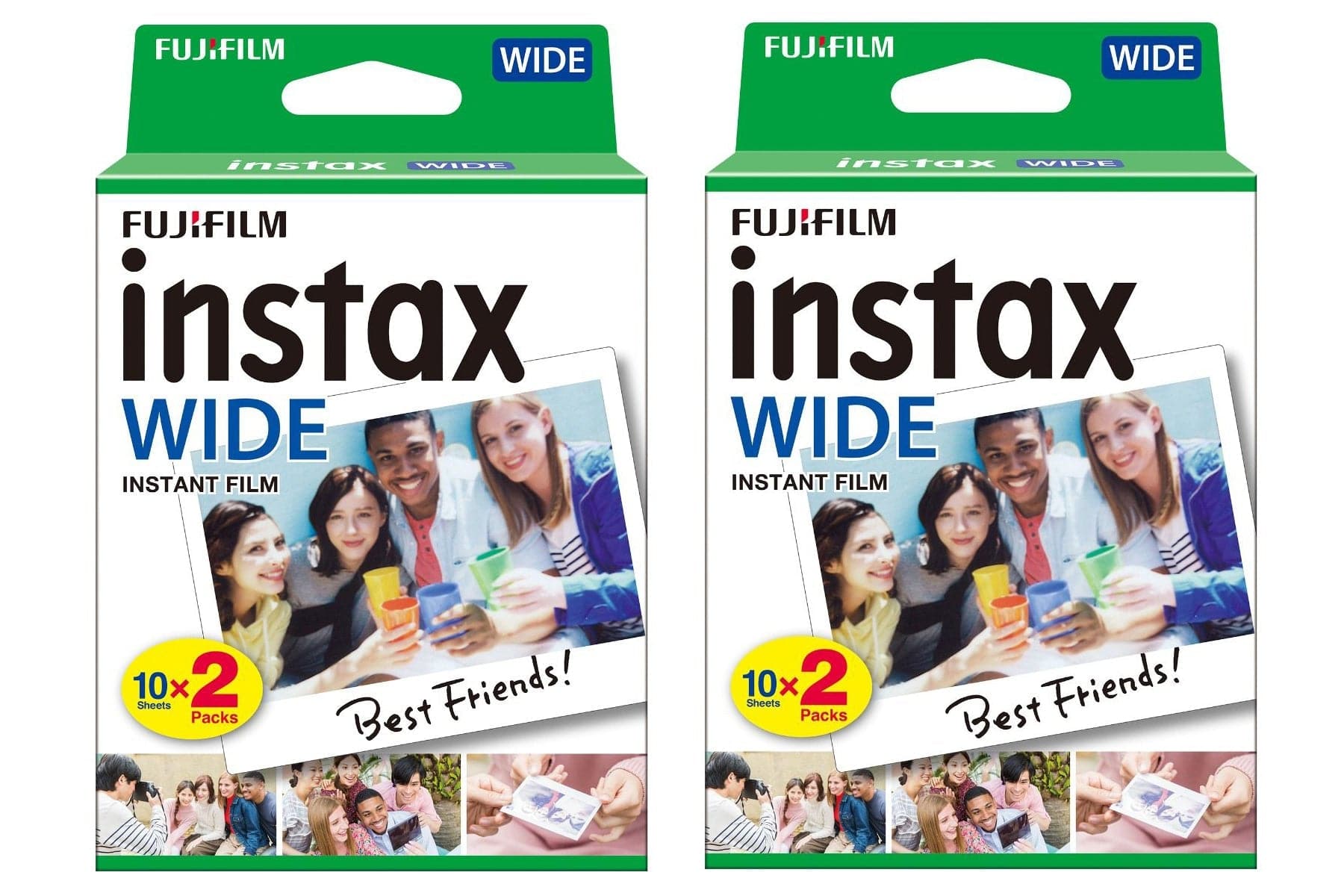 Fujifilm Instax Wide Picture Format Instant Photo Film - White