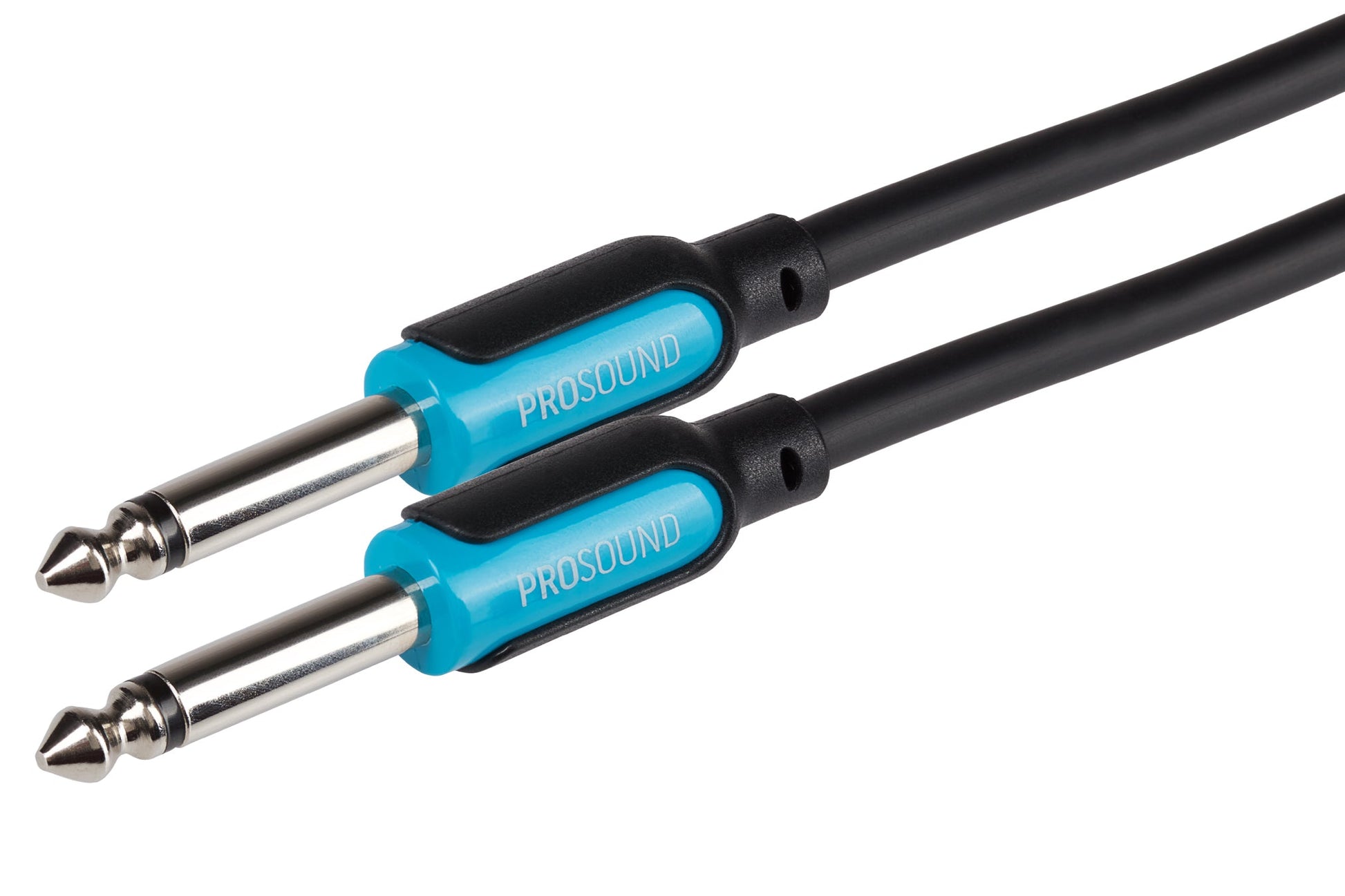 ProSound 1/4" 6.35mm 2 Pole Jack Plug to 1/4" 6.35mm 2 Pole Jack Plug Cable - Black, 3m - maplin.co.uk
