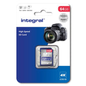 Integral 64GB 100MB/s V30 UHS-1 U3 CL10 SDXC Memory Card