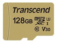 Transcend High Endurance 128GB UHS-I U3 Class 10 MicroSD Card with Adapter