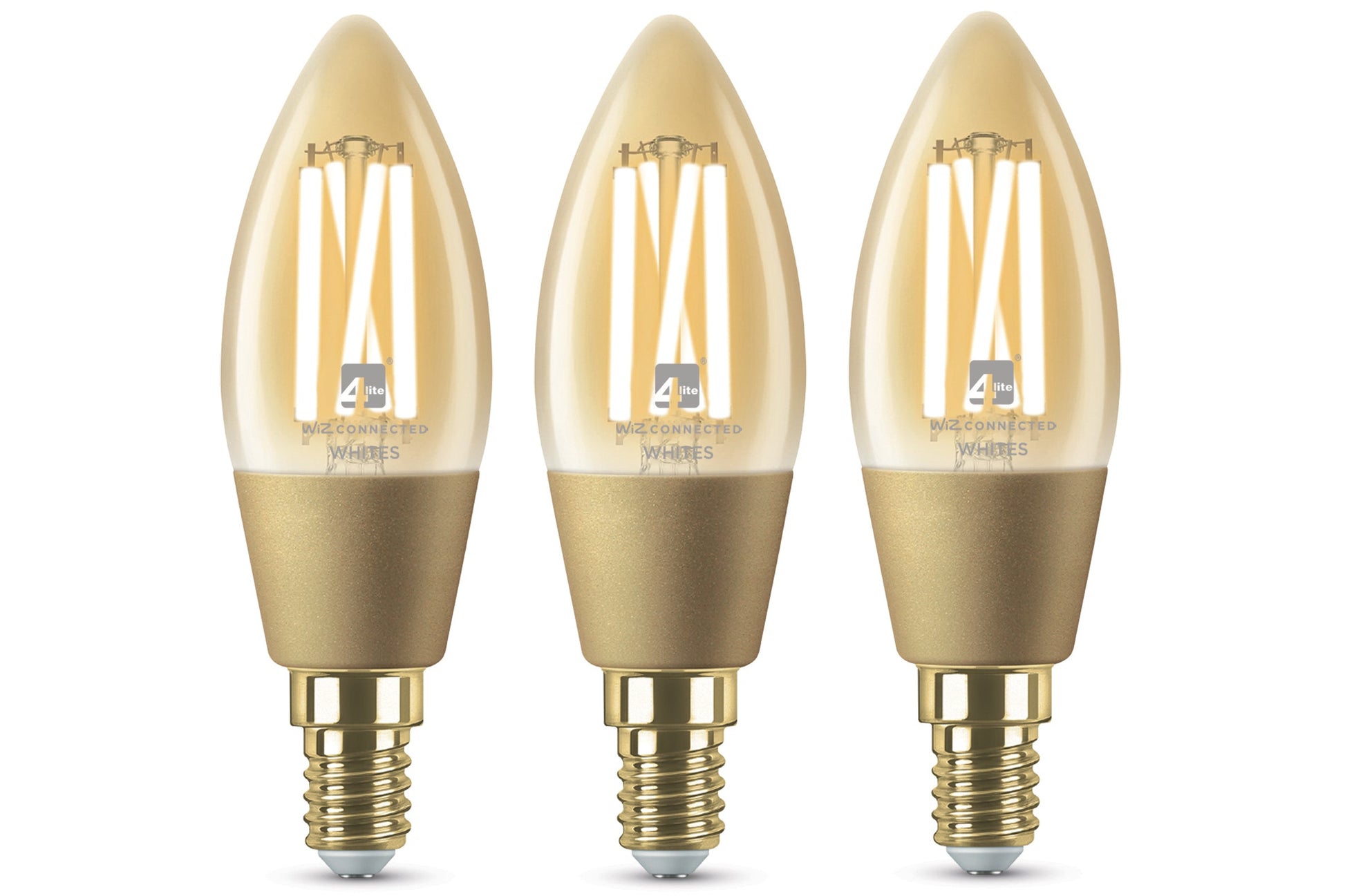 Buy Philips Wiz E14 Colour Smart LED Wi-Fi Candle Bulbs - 2 Pack