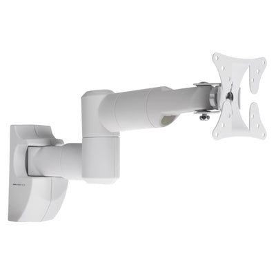 ProperAV TV Wall Bracket (19" - 28" / 30kg Capacity / VESA Max. 100x100) - White