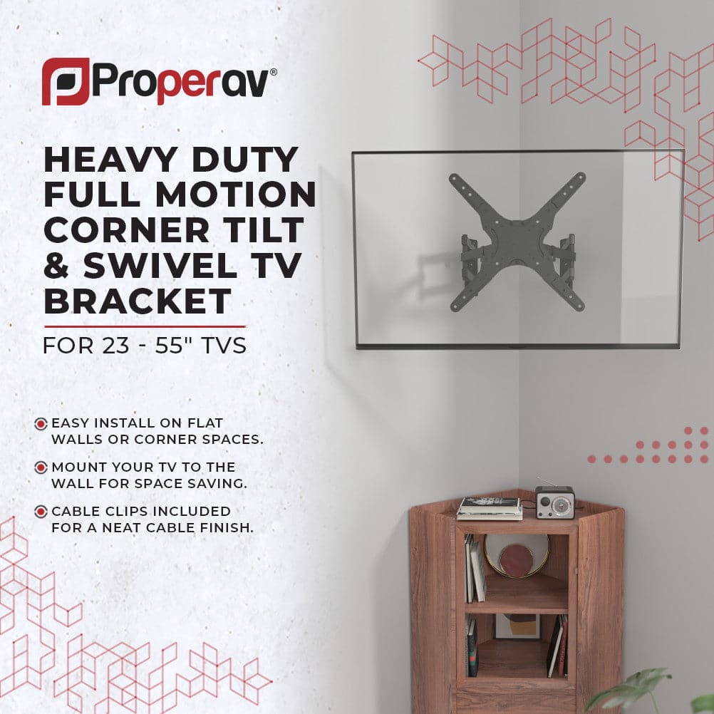 Corner on sale tv arm