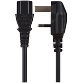 Maplin Power Lead IEC C13 Female Plug to UK 3 Pin Plug - 2m, 13 Amp Fuse