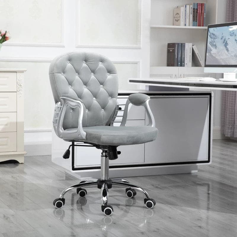 Velvet office online chair ergonomic